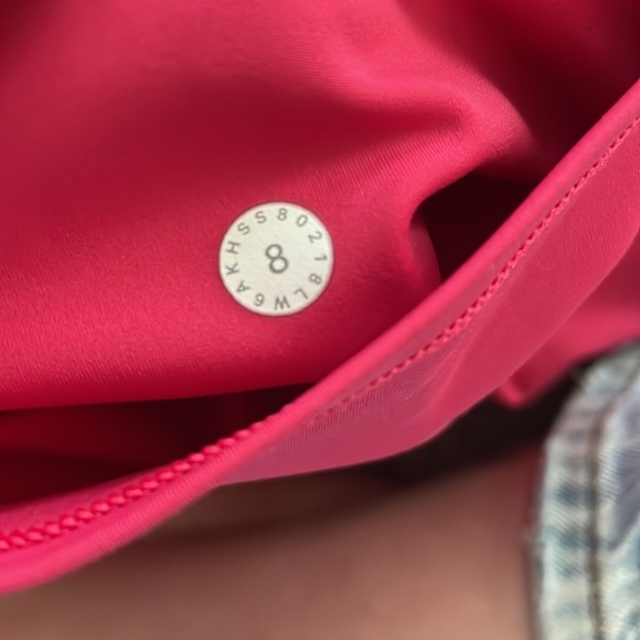 Lululemon fast and free crop II fucshia pink 8 - Picture 5 of 7